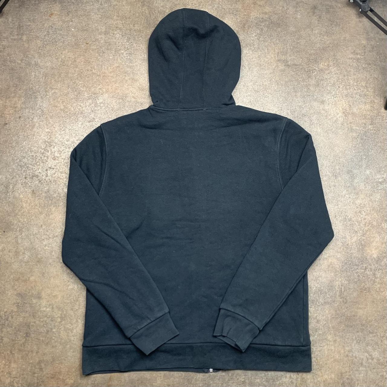 Quiksilver 00s reversible black white zip hoodie