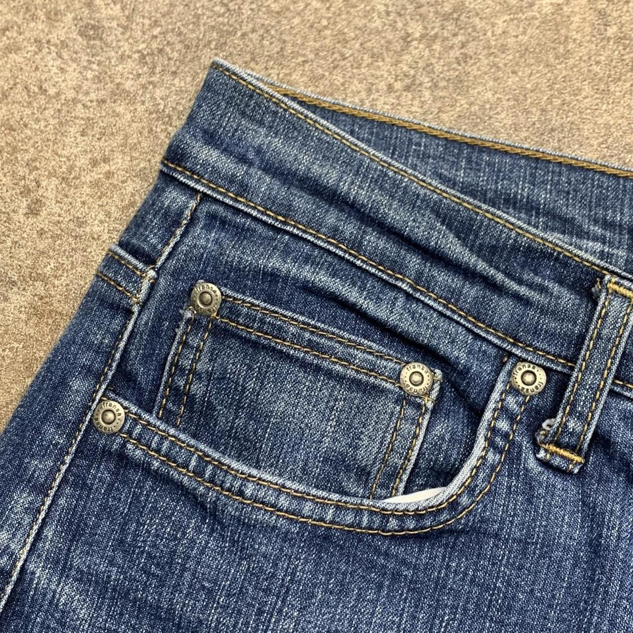 Fransa 00s baggy navy blue denim jeans