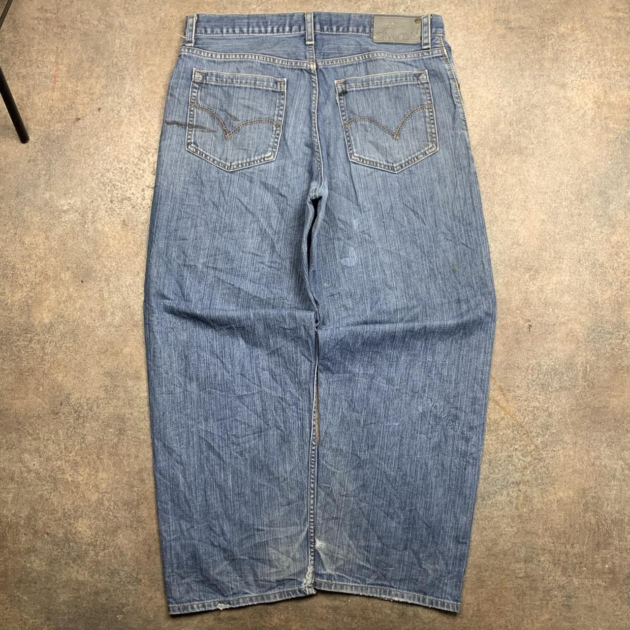 Levi’s Silvertab 00s baggy navy blue denim jeans