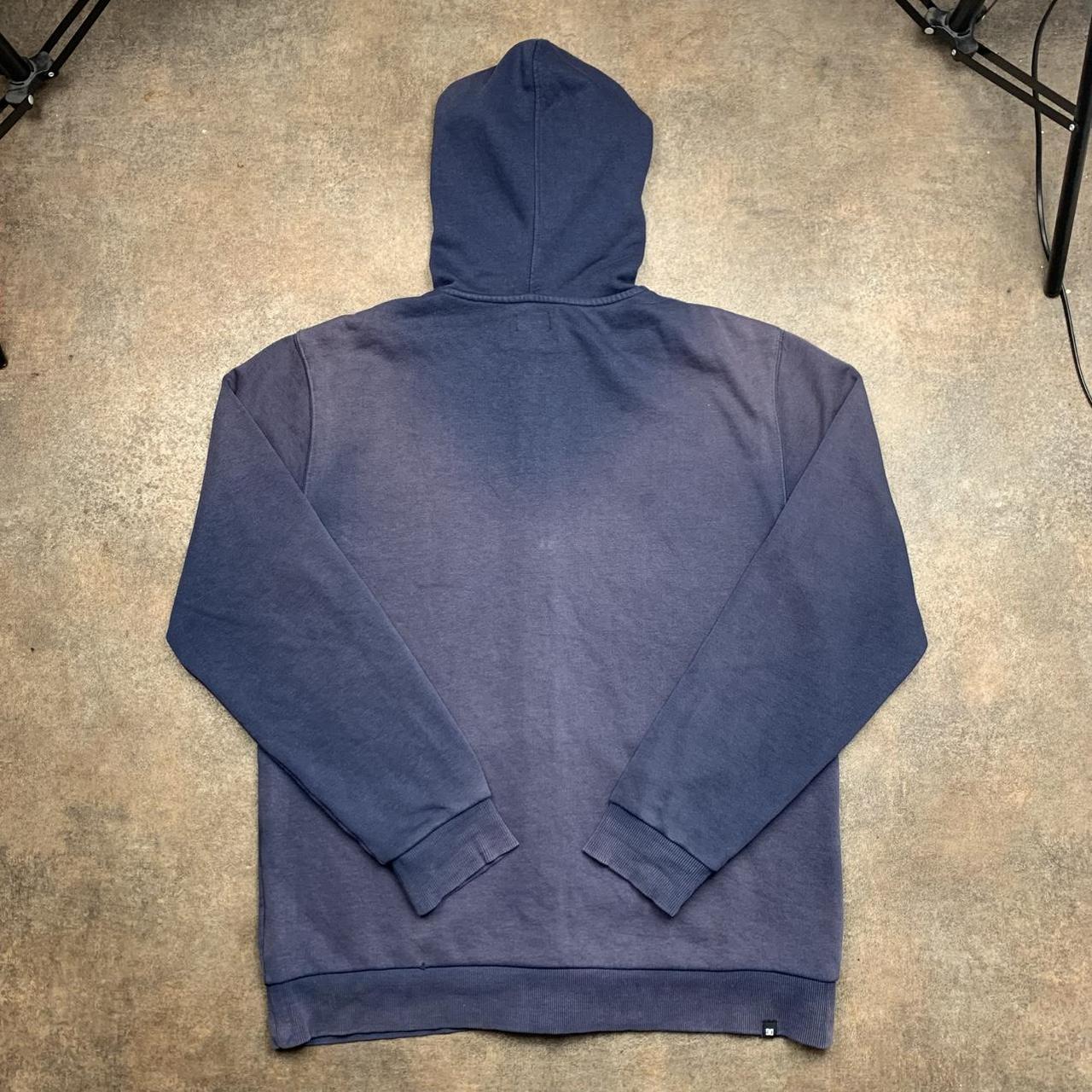 DC Shoes 00s navy faded graphic zip hoodie