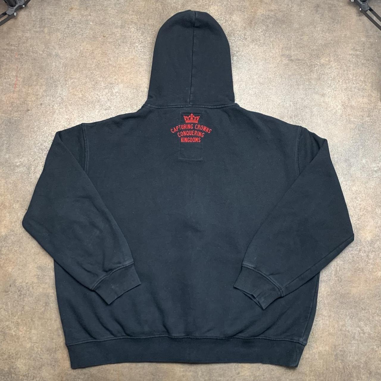 Ecko Unltd. 00s black red baggy graphic zip hoodie