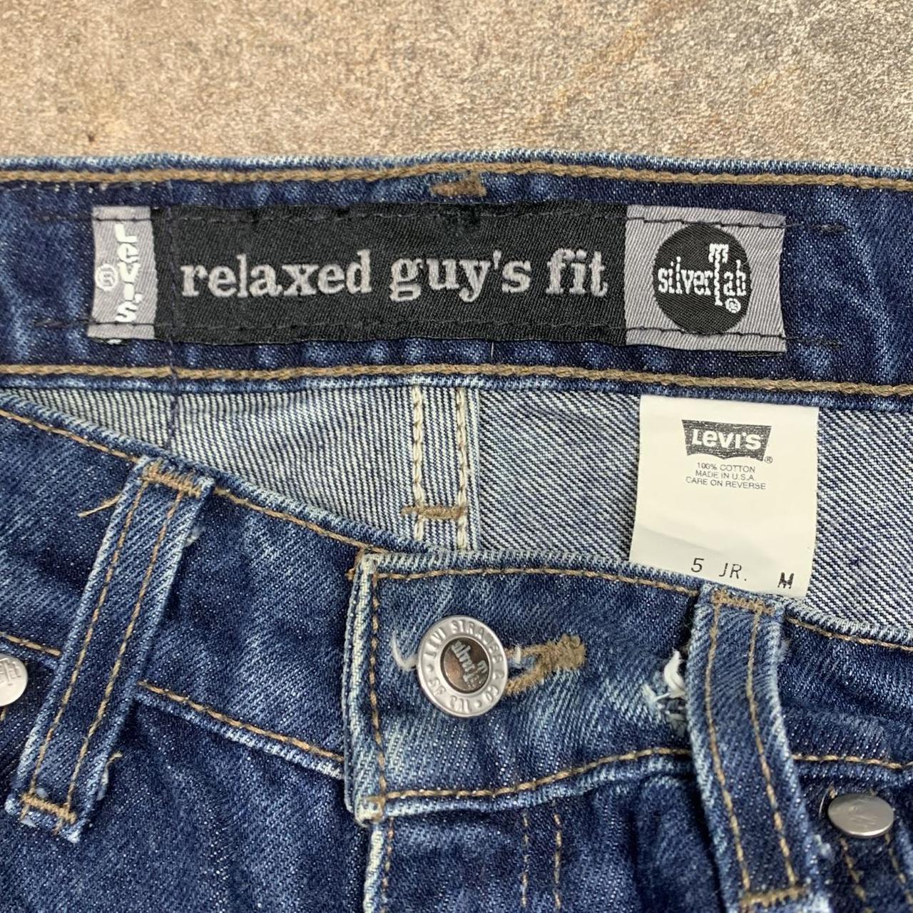 Levi's Silvertab vintage 00s straight leg navy denim jeans