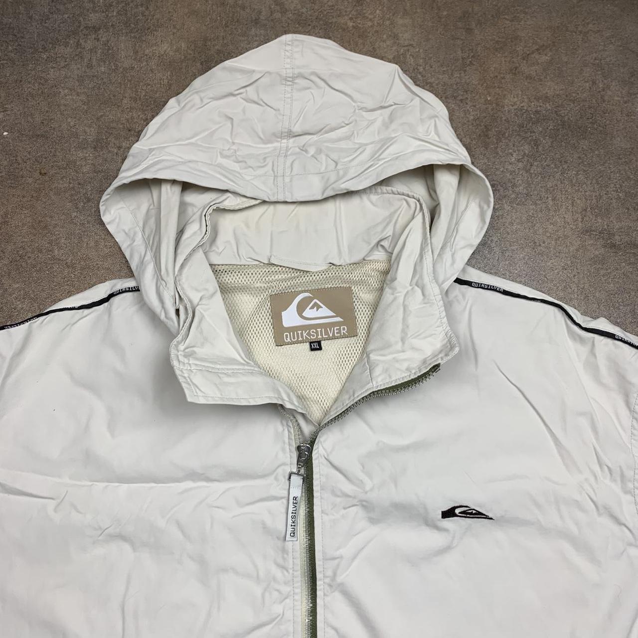Quiksilver 90s white cream utilised jacket