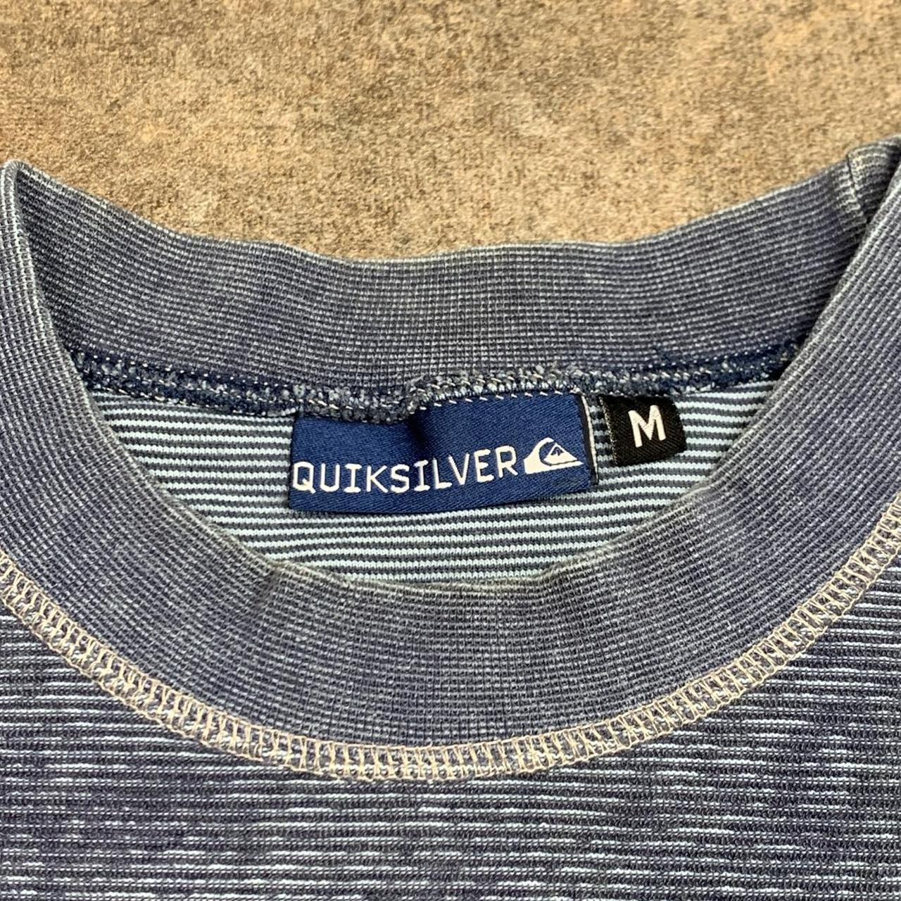 Quiksilver 90s blue graphic long sleeve tee