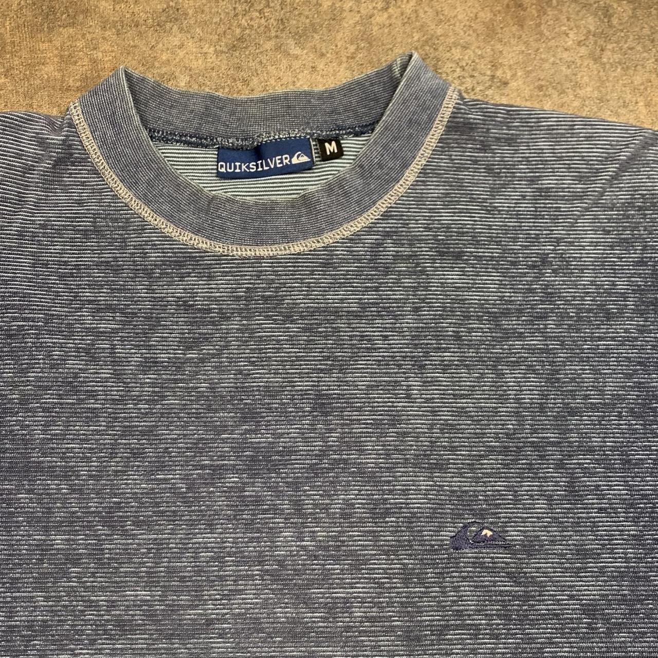 Quiksilver 90s blue graphic long sleeve tee