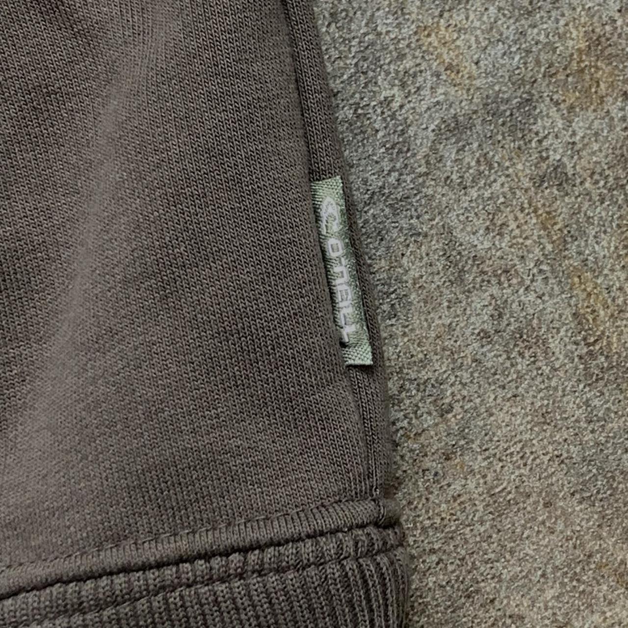 O’Neill 00s graphic brown zip hoodie