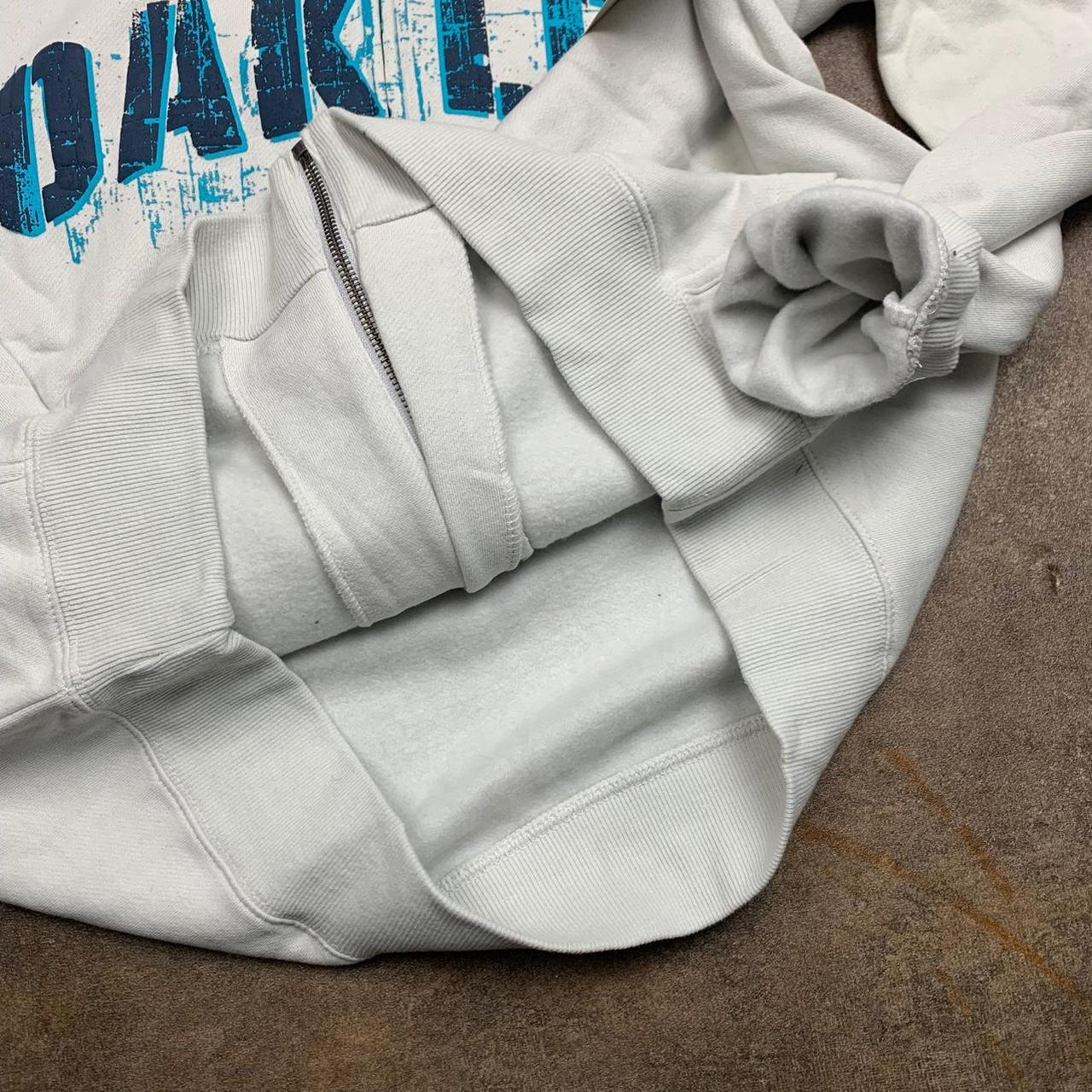 Oakley 00s white graphic boxy hoodie
