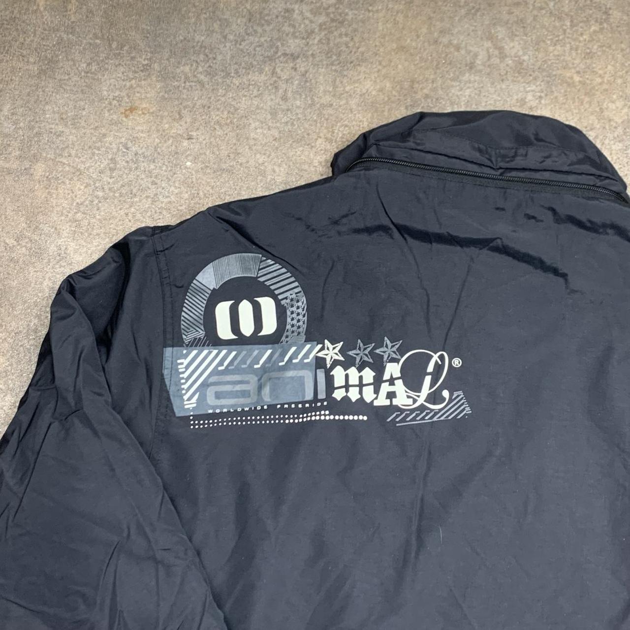 Animal 00s technical black ski jacket