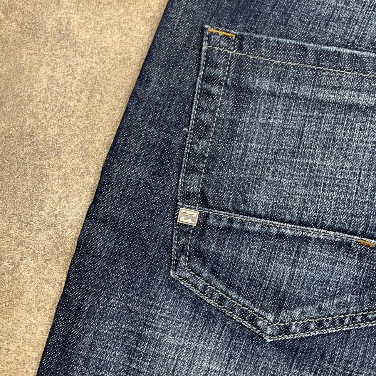 Billabong 00s graphic navy baggy denim jorts