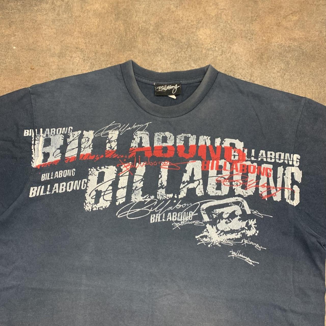 Billabong 90s navy faded graphic tee