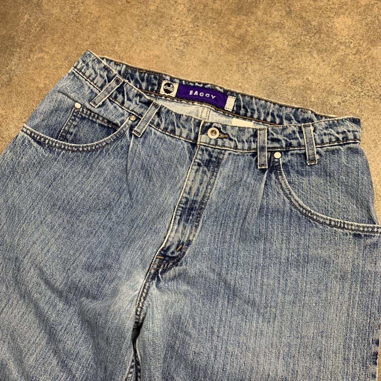 Levi’s Silvertab 90s baggy blue faded denim jeans