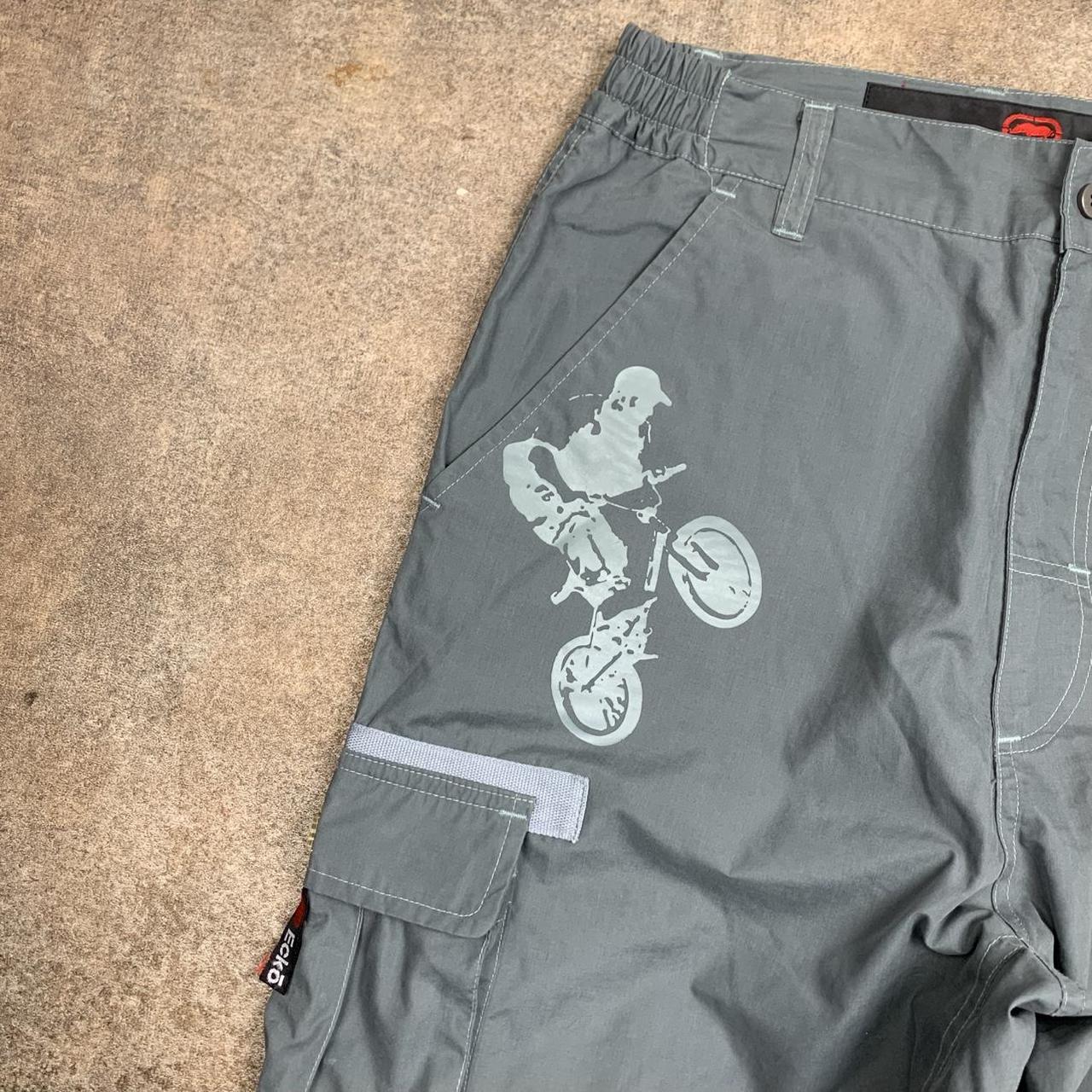 Ecko Function 00s rare graphic grey baggy joggers
