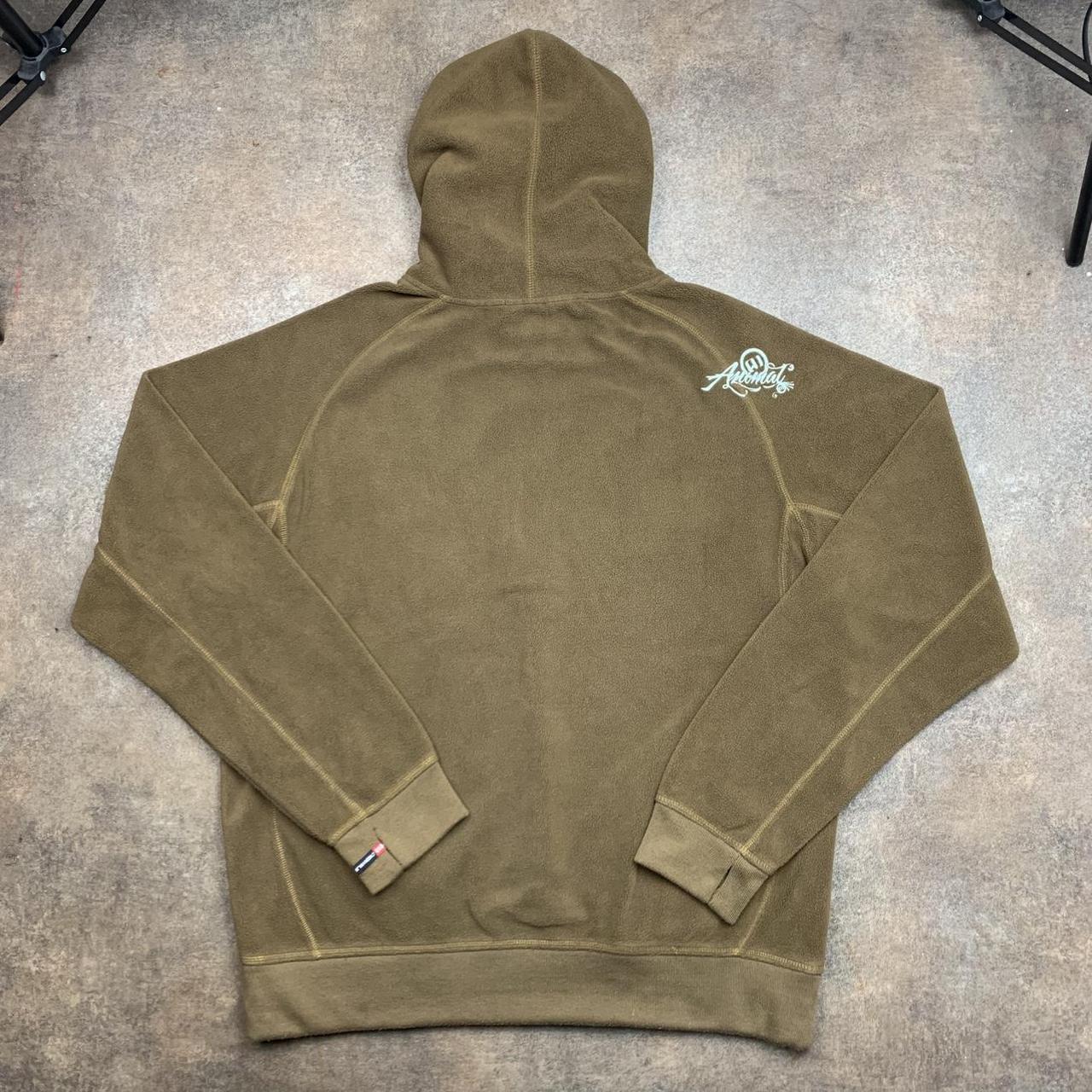 Animal 00s brown graphic baggy hoodie
