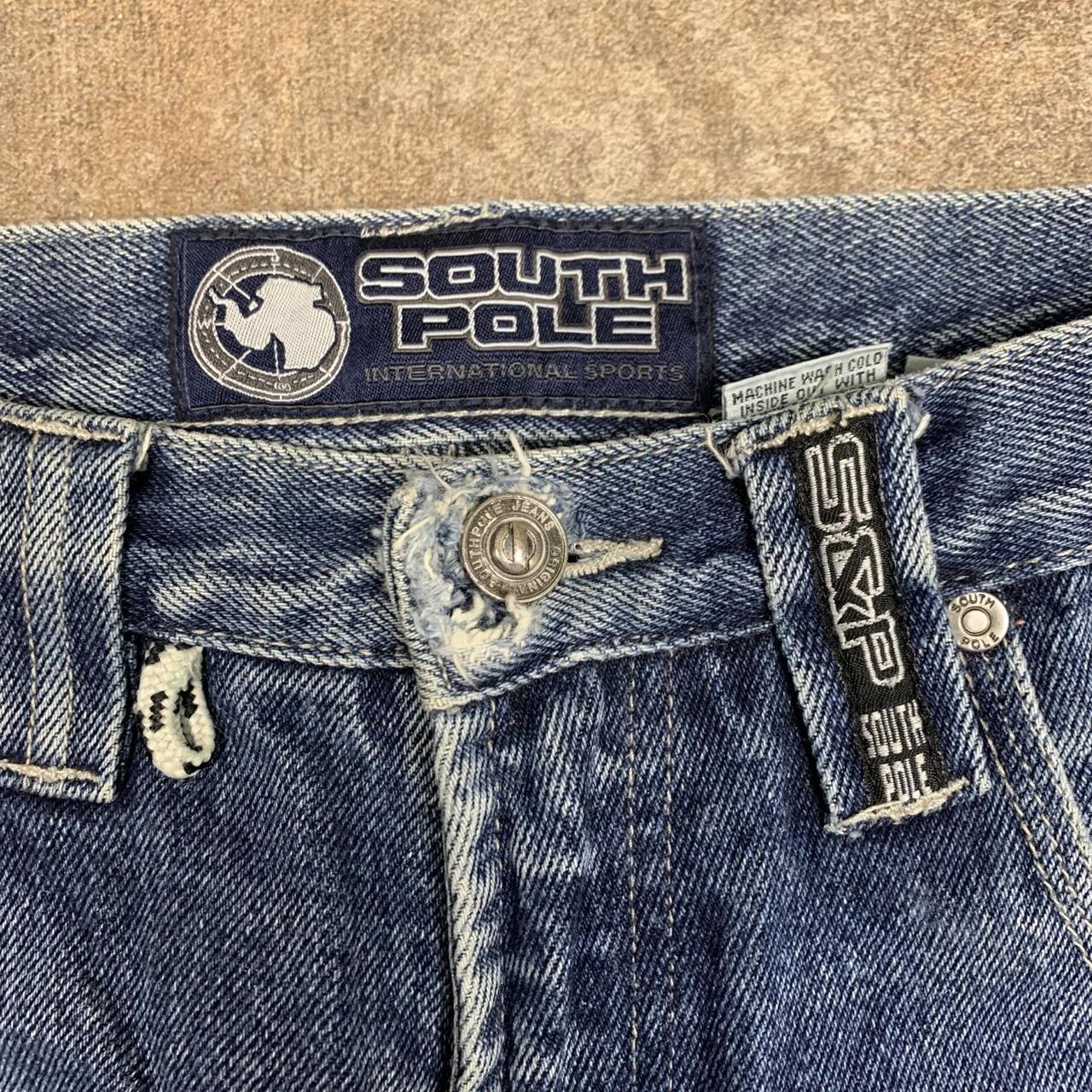 Southpole 00s graphic blue denim jeans
