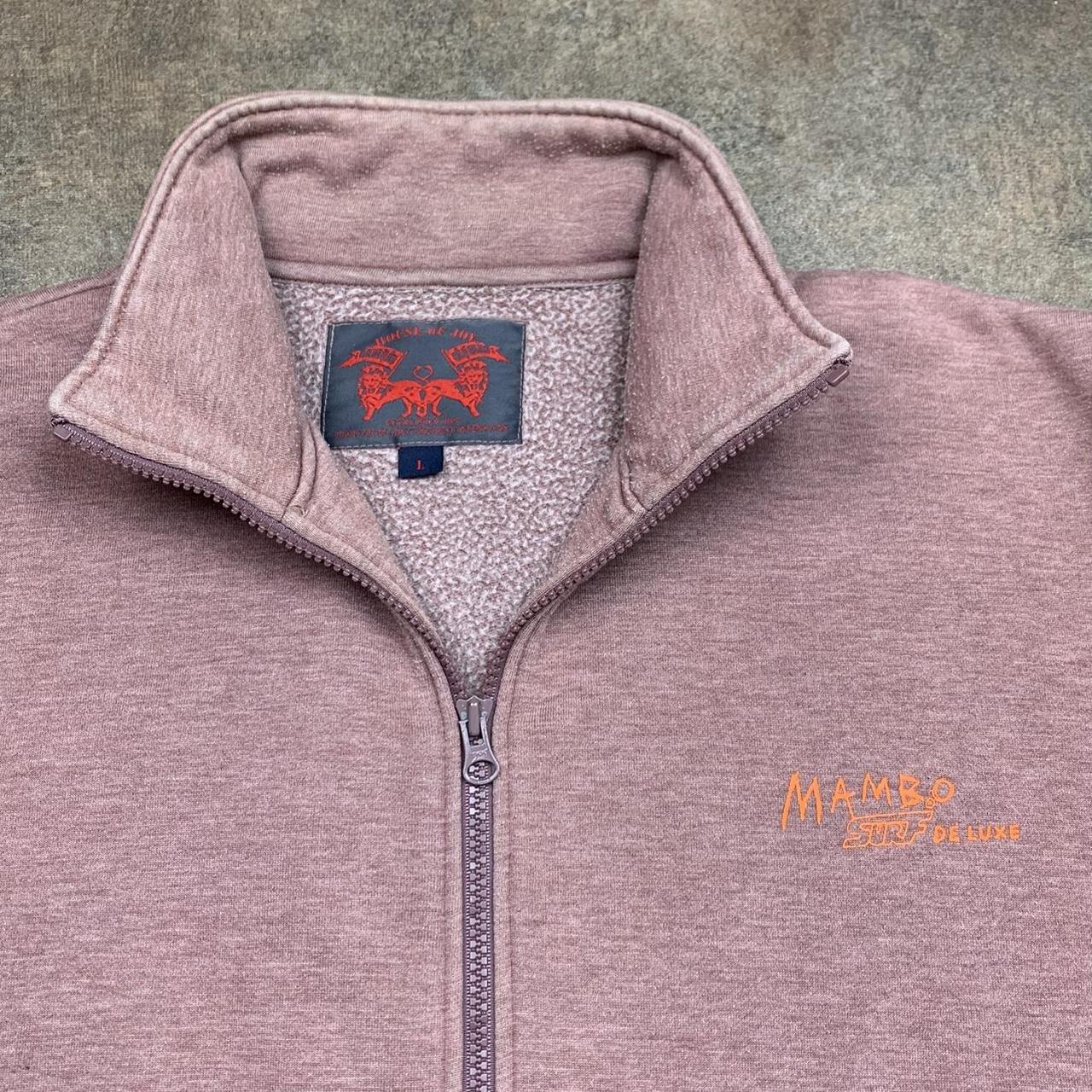 Mambo 00s pink boxy zip jumper