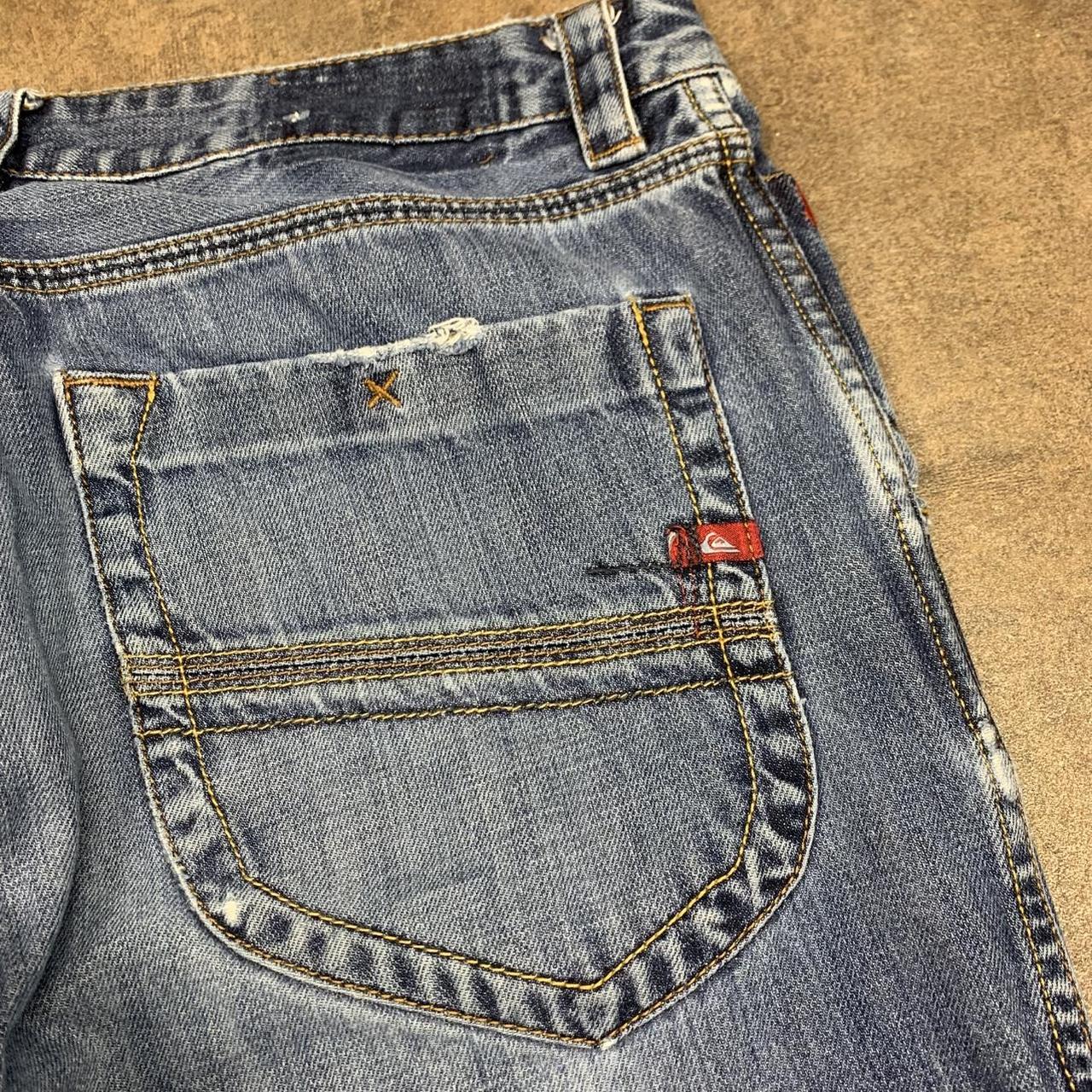 Quiksilver 00s baggy blue carpenter denim jeans