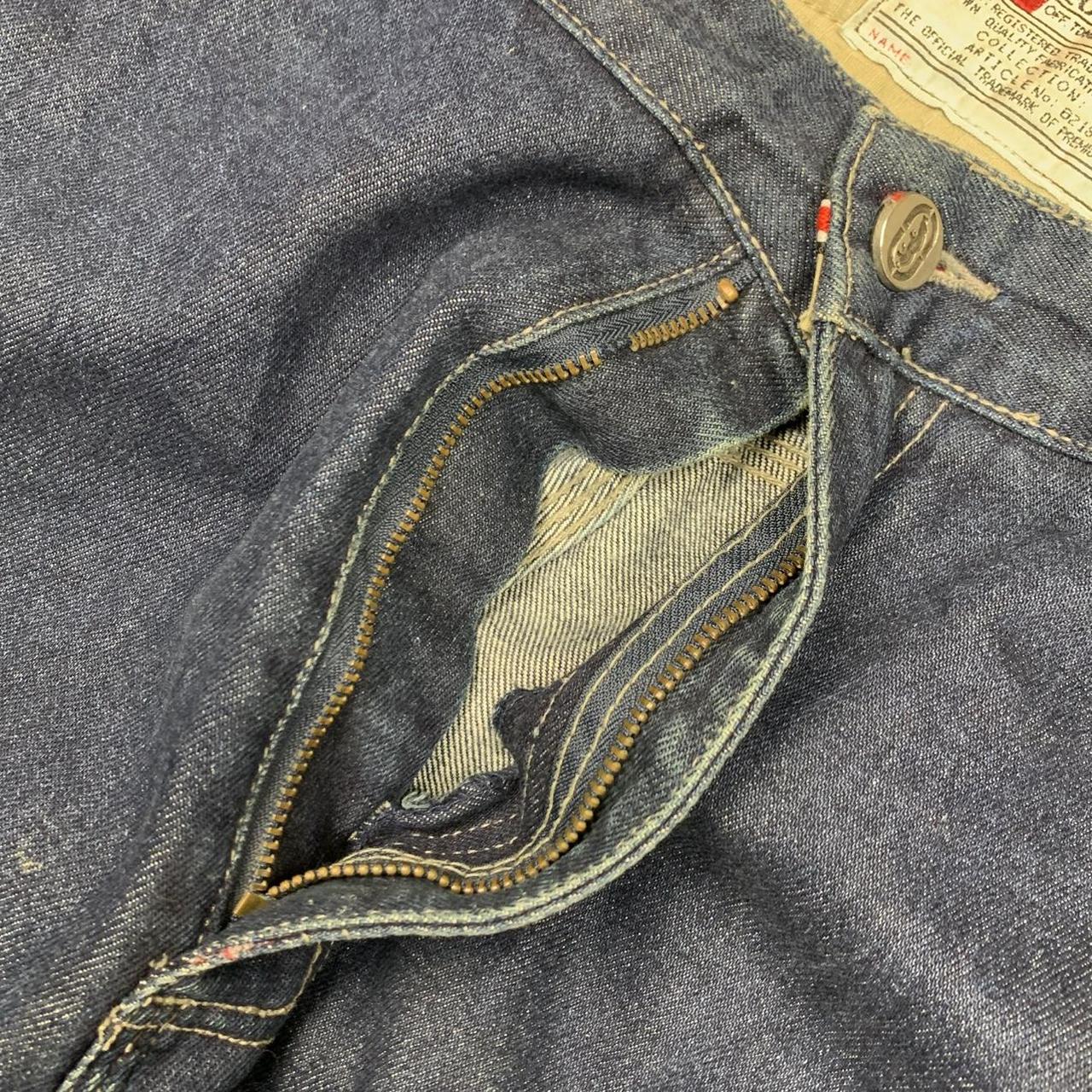 Ecko Unltd. navy baggy cargo denim jeans