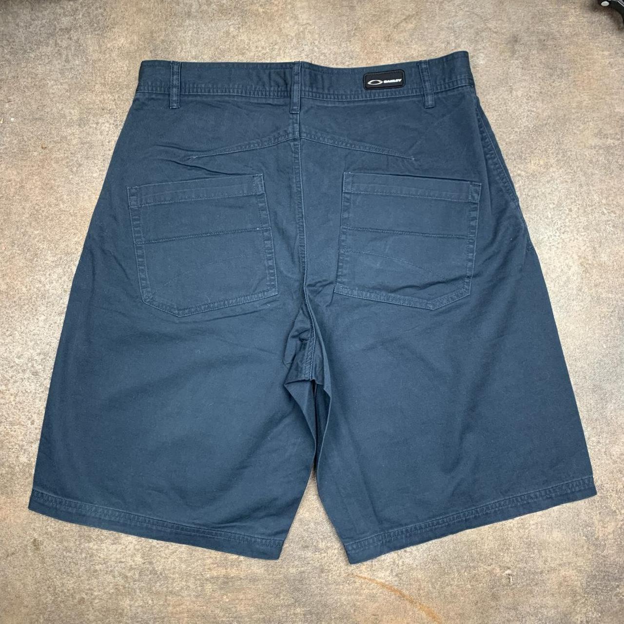 Oakley Software 00s navy baggy denim shorts