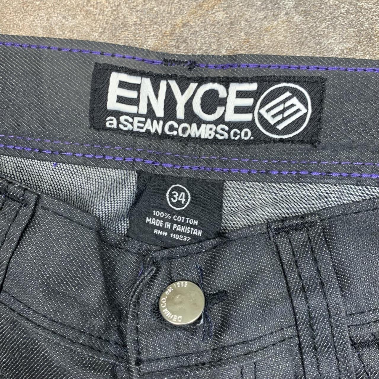 Enyce 00s graphic grey baggy denim jeans