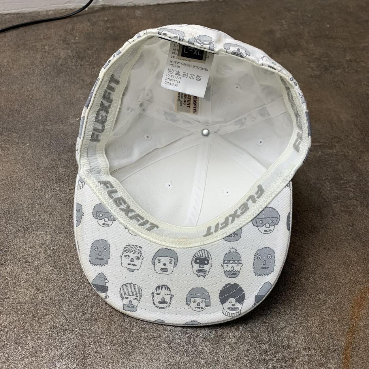 Rip Curl 00s white grey graphic cap