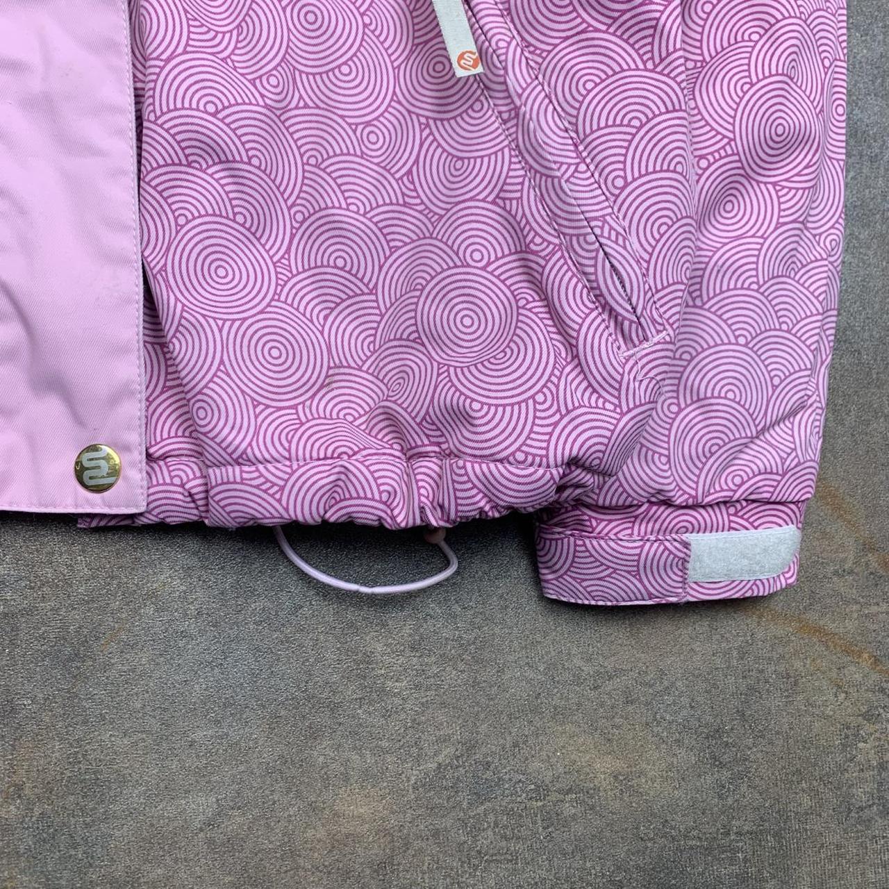 Mambo 90s Goddess pink graphic ski jacket