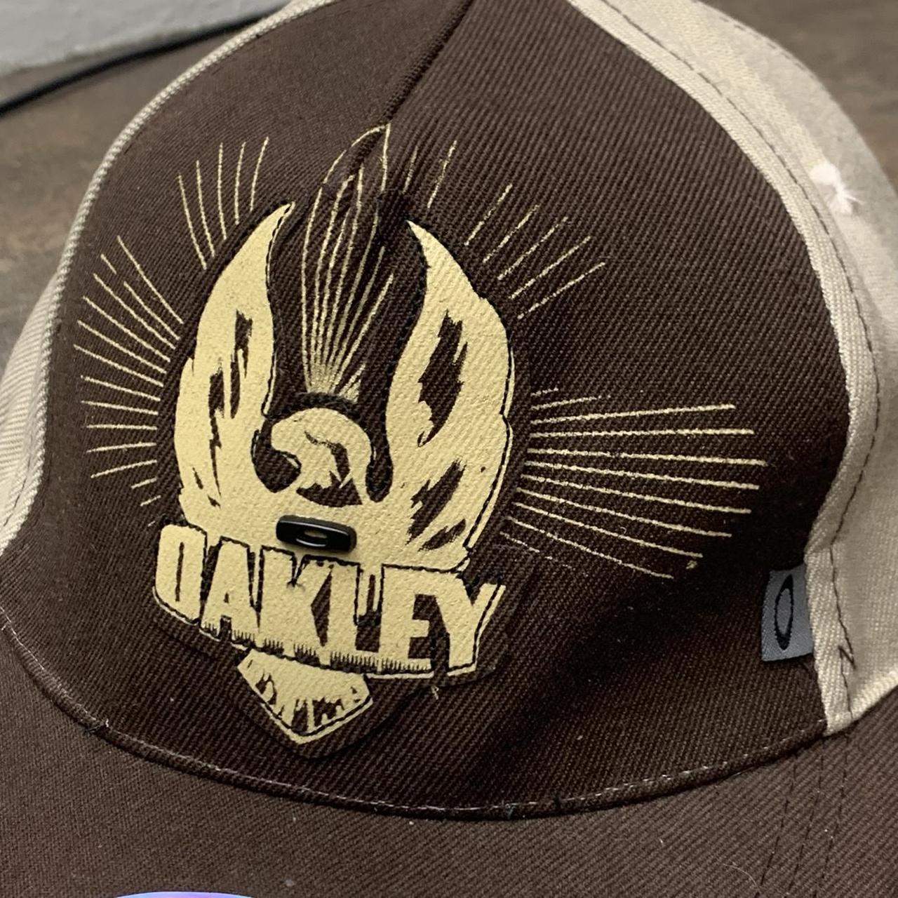 Oakley Software 00s graphic brown beige cap