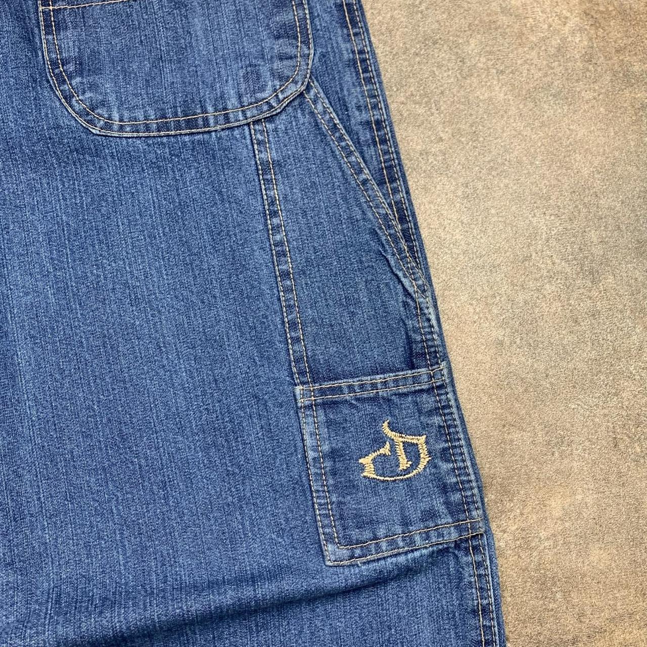 Criminal Damage 90s navy blue baggy carpenter jeans