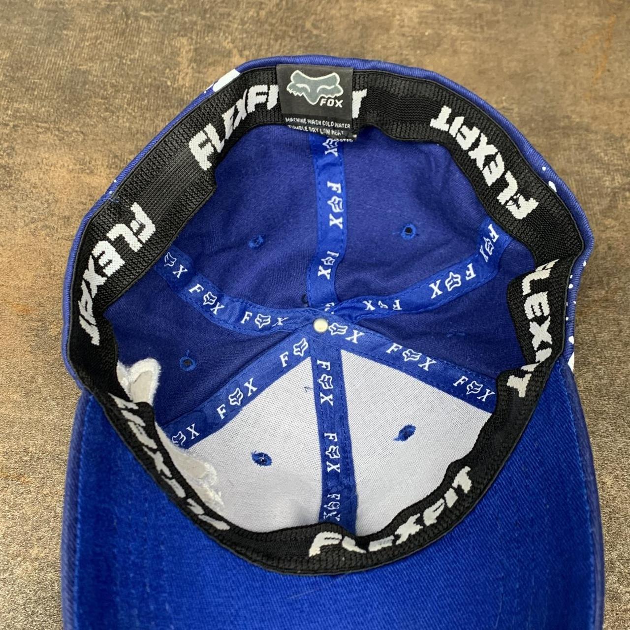 Fox Racing 00s blue white graphic cap