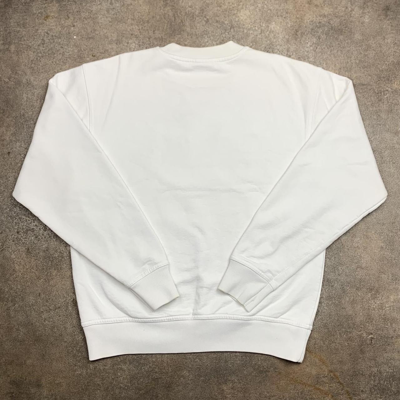Quiksilver 90s white black graphic sweater