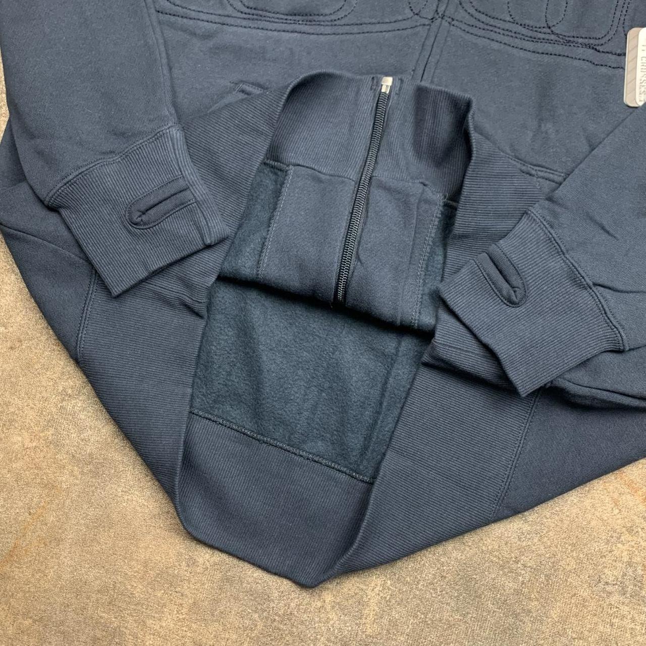 Oakley 00s navy green boxy graphic zip hoodie
