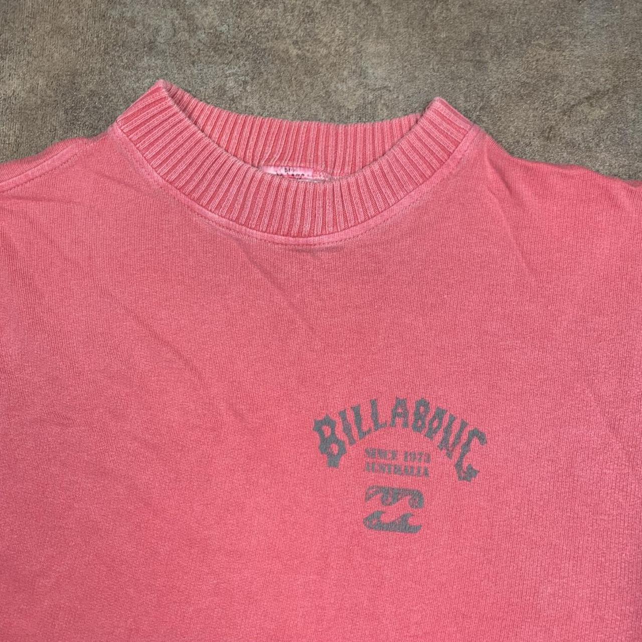 Billabong 90s rare hot pink graphic tee