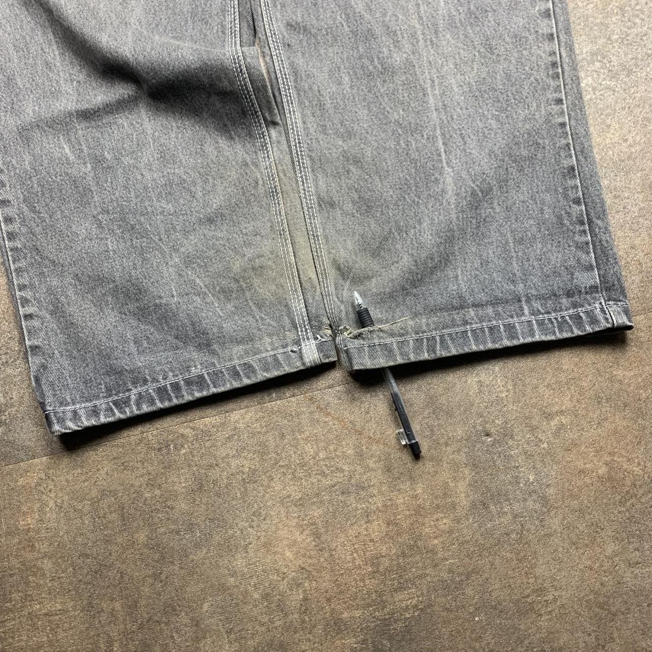FUBU Platinum 90s grey Fat Albert baggy denim jeans