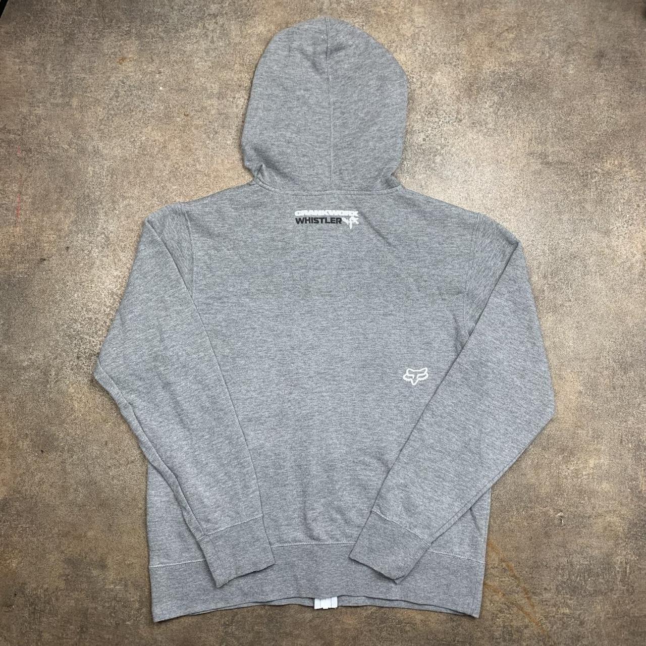 Fox Racing x Red Bull graphic grey zip hoodie