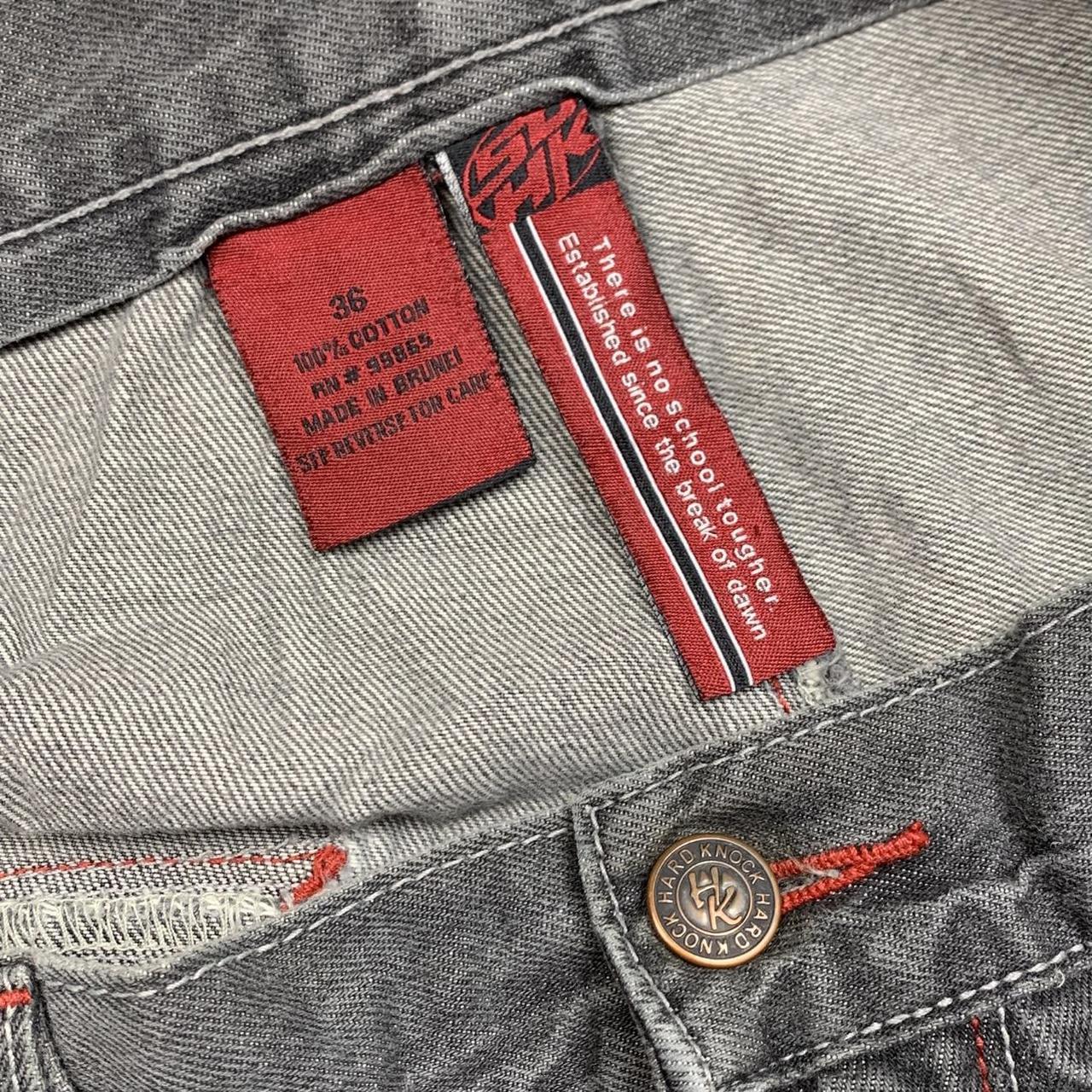 School Of Hard Knocks 90s baggy graphic black grey jorts