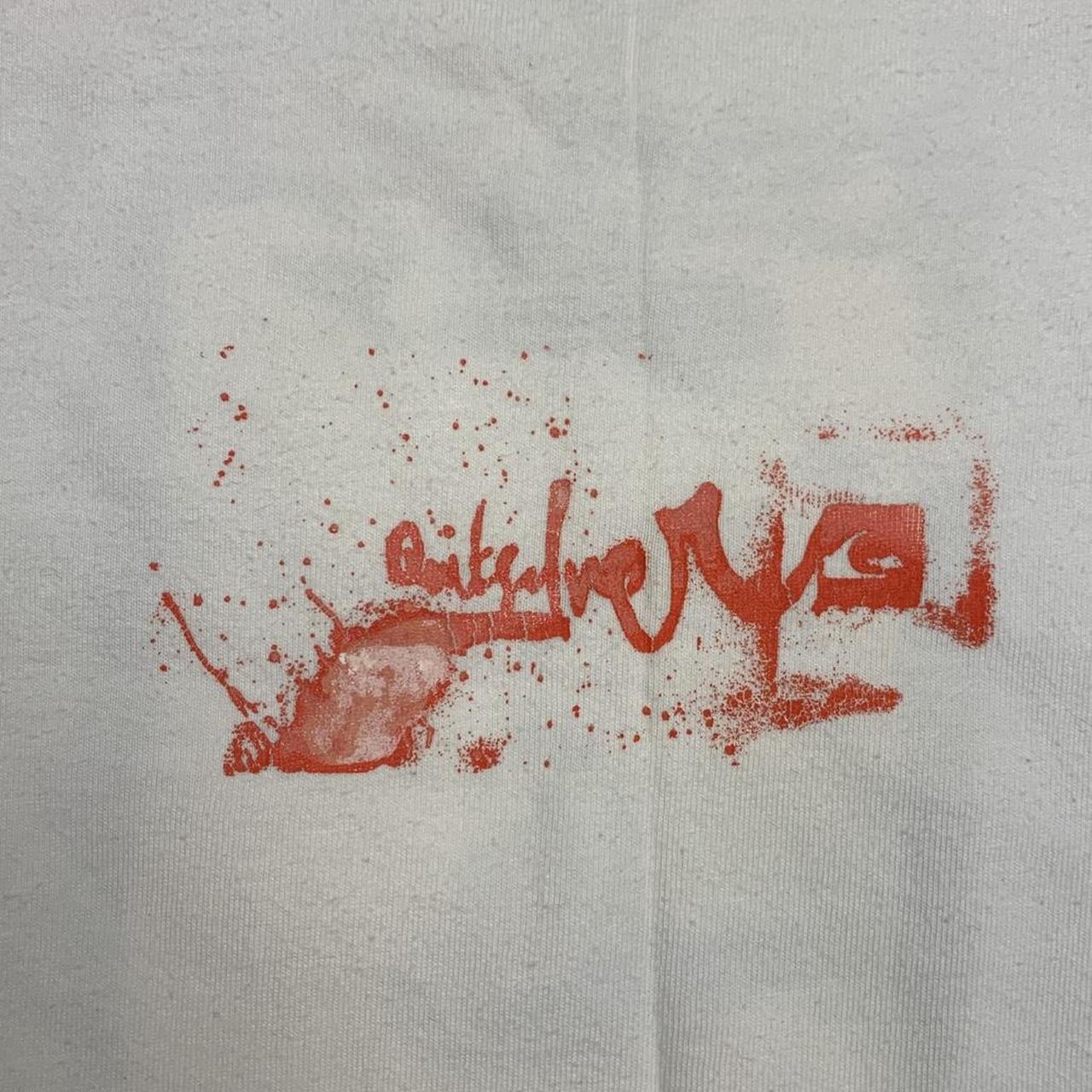Quiksilver 90s white graphic tee