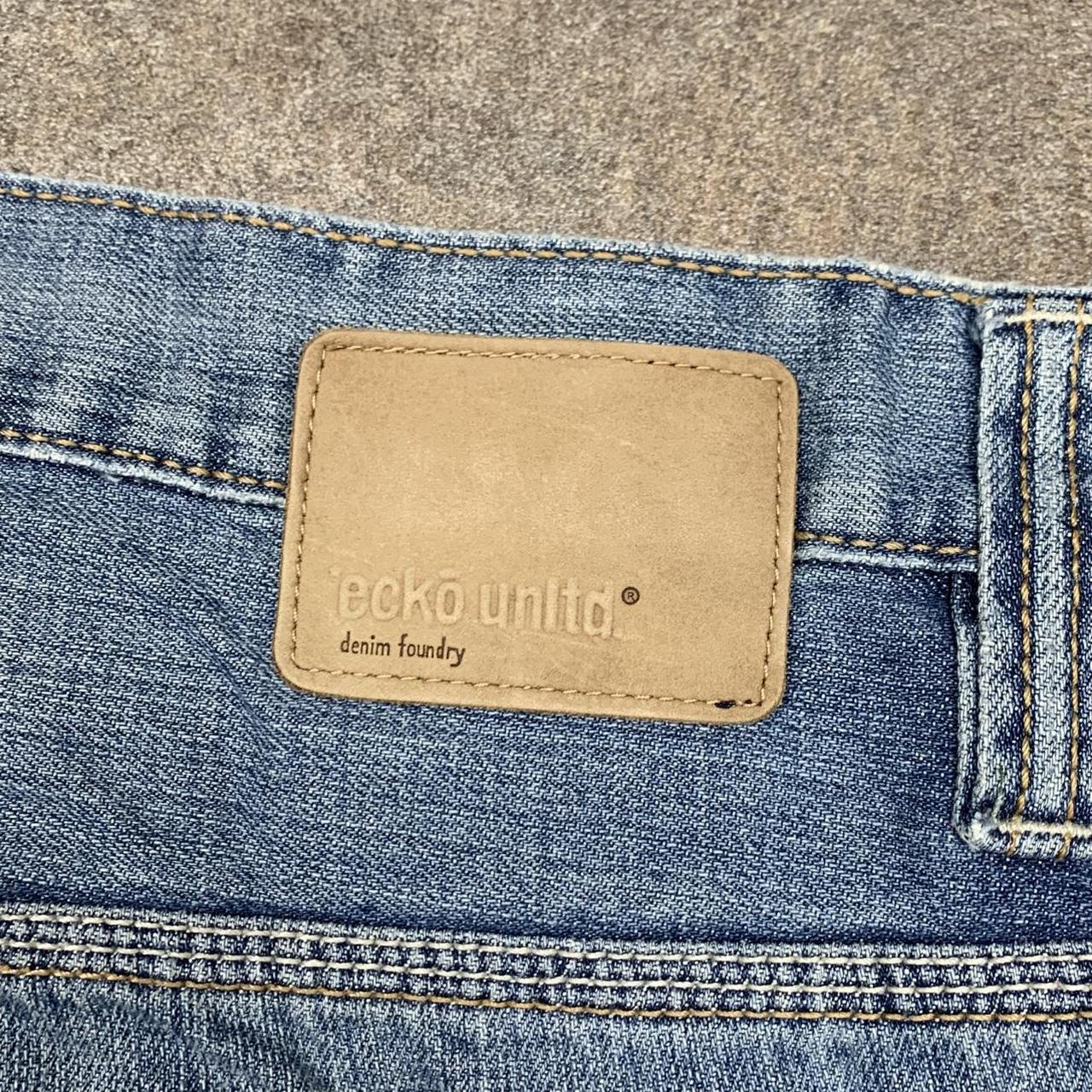 Ecko Unltd. 00s light blue baggy denim shorts