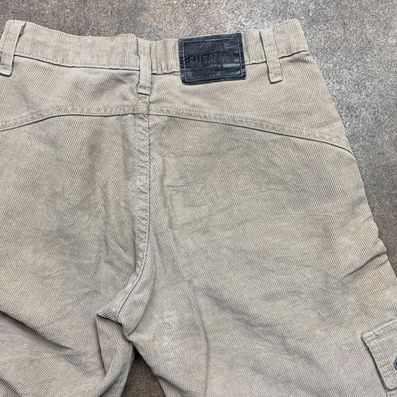 Levi’s Silvertab 90s baggy corduroy cream cargo jeans
