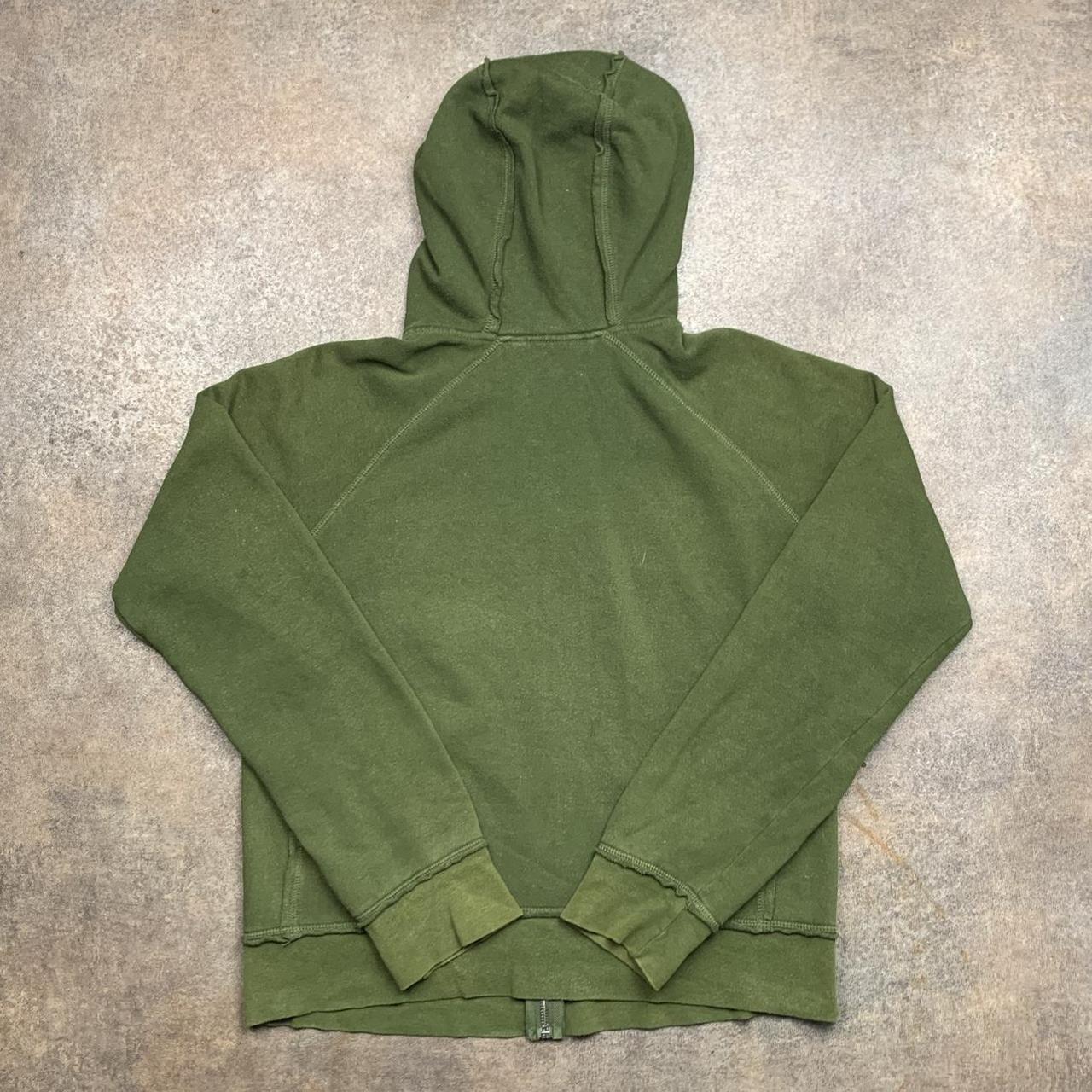 Hurley 00s graphic khaki zip hoodie
