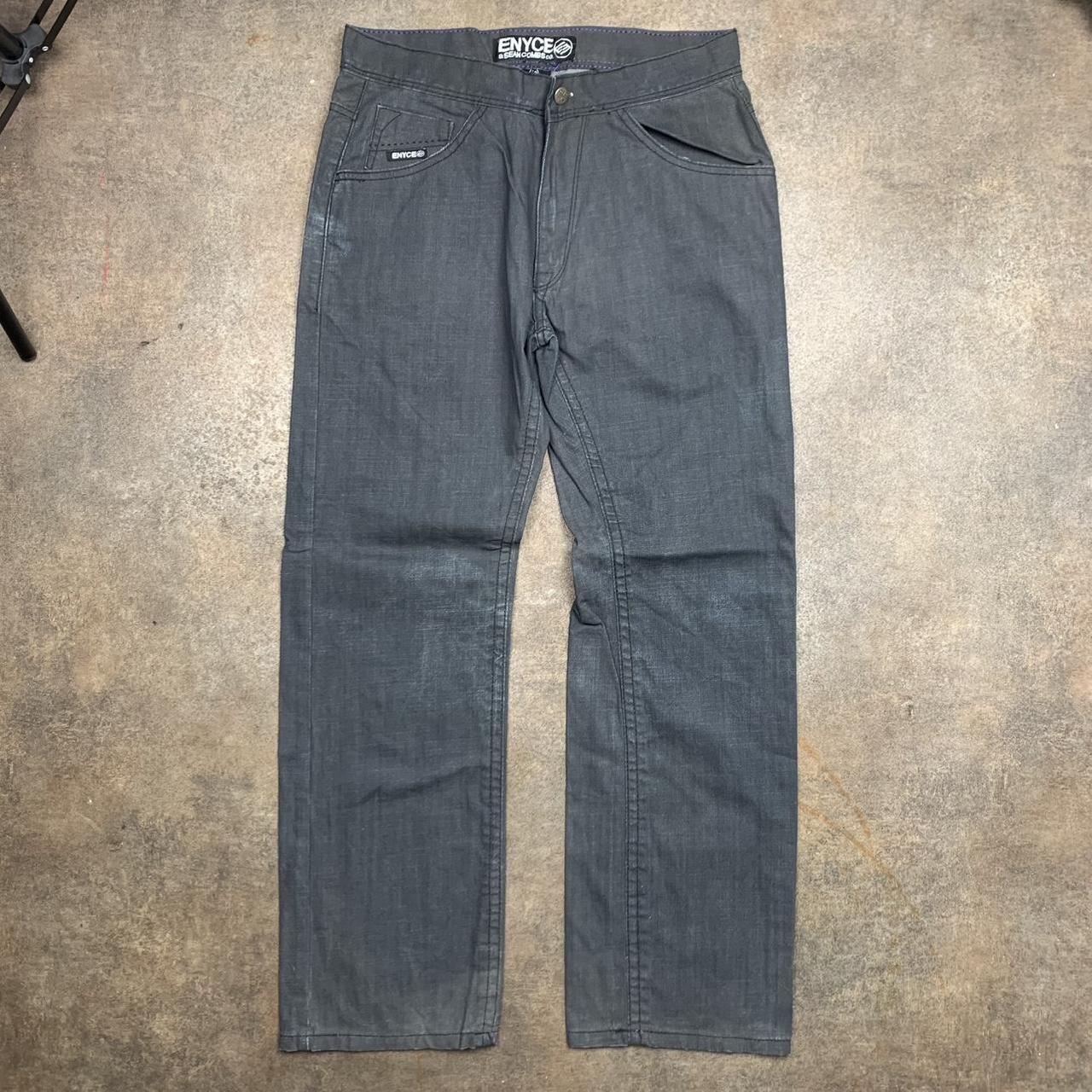Enyce 00s graphic grey black baggy jeans
