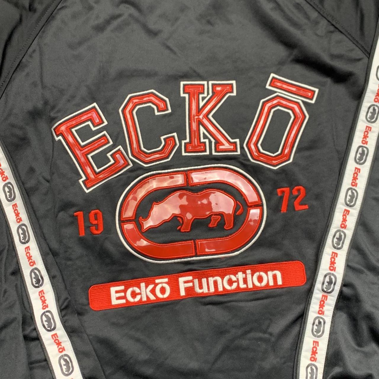 Ecko Function 00s graphic black red zip jacket