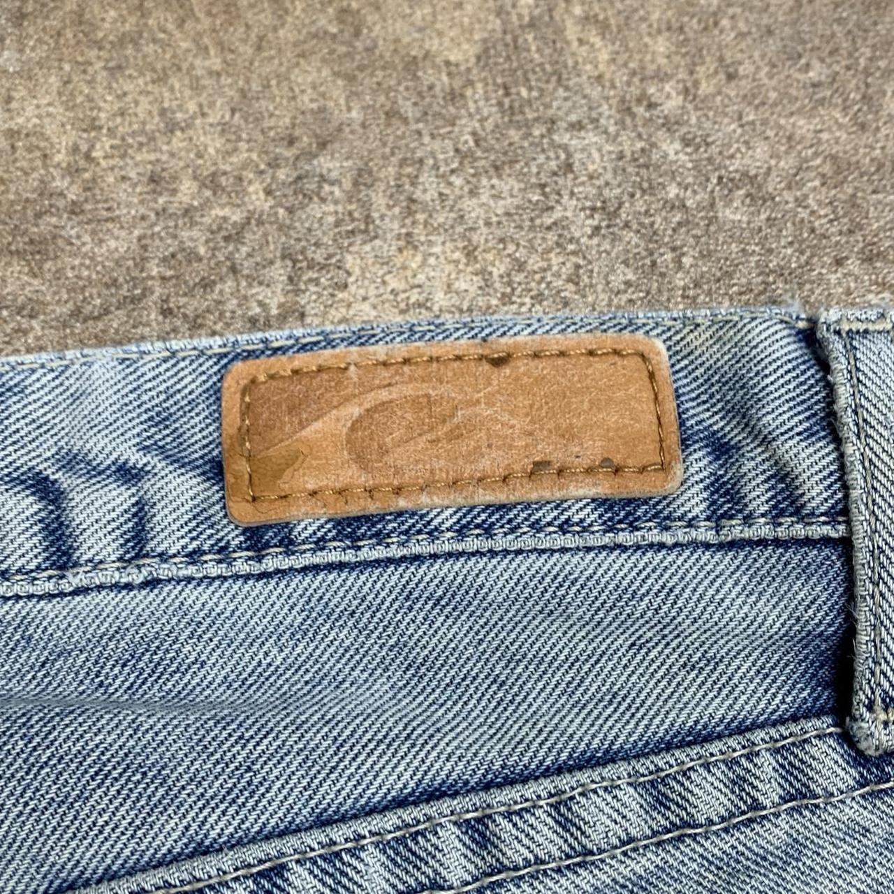 Quiksilver 00s light blue faded denim jeans