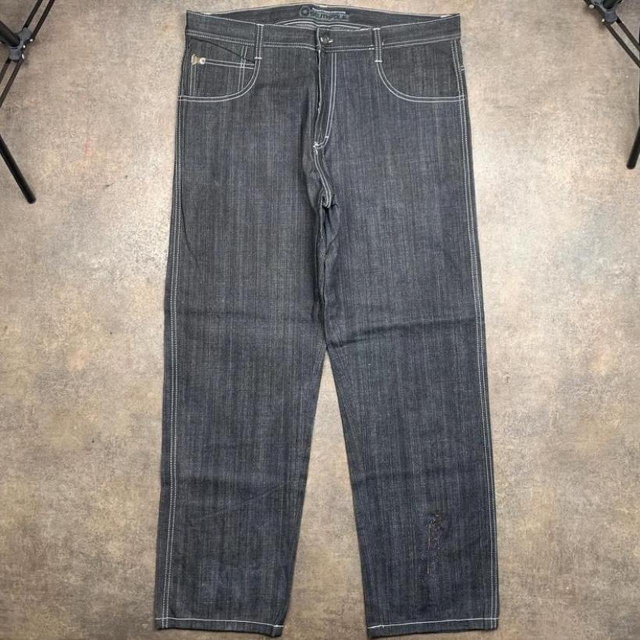 Southpole 00s black baggy denim jeans