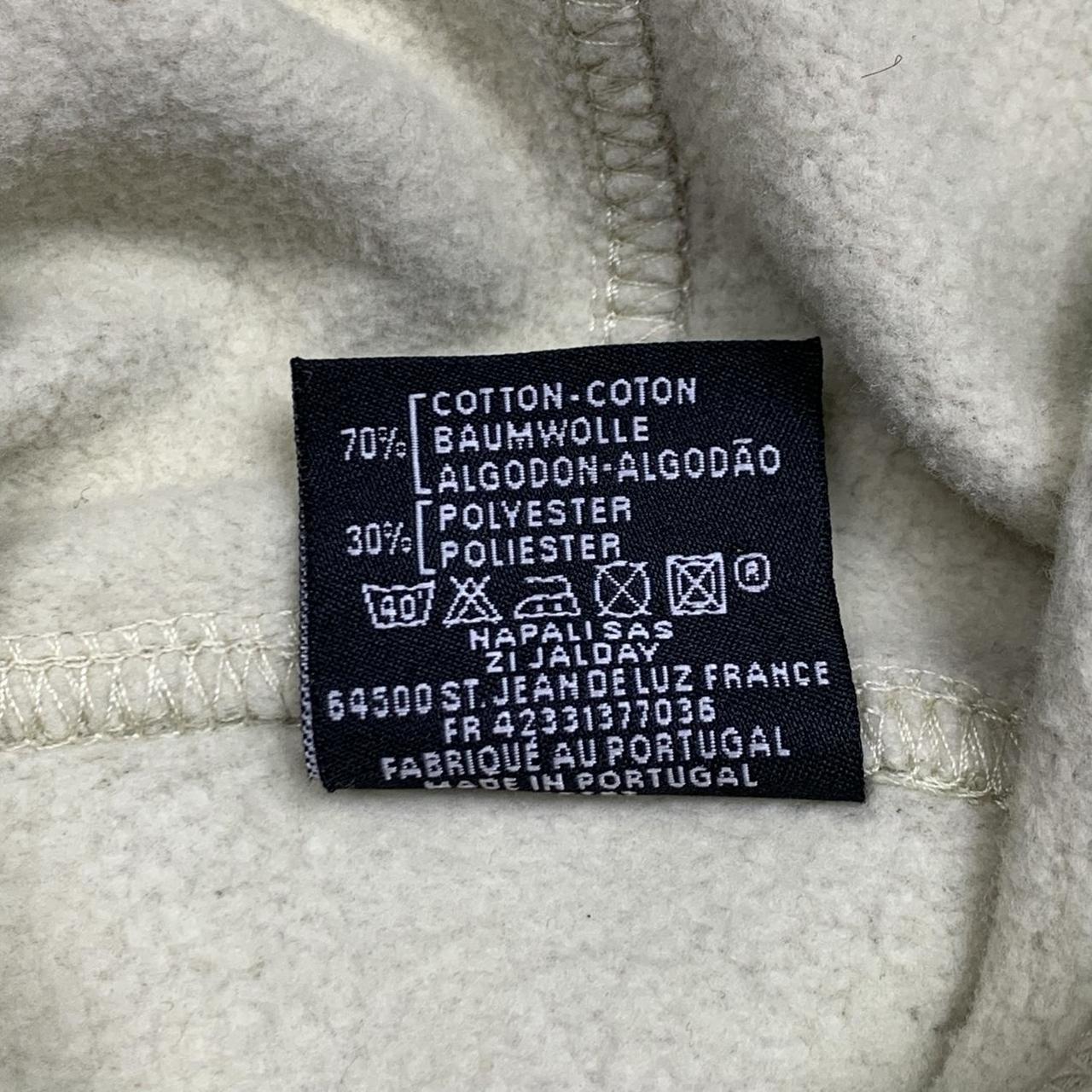 Quiksilver 90s cream skate graphic boxy hoodie