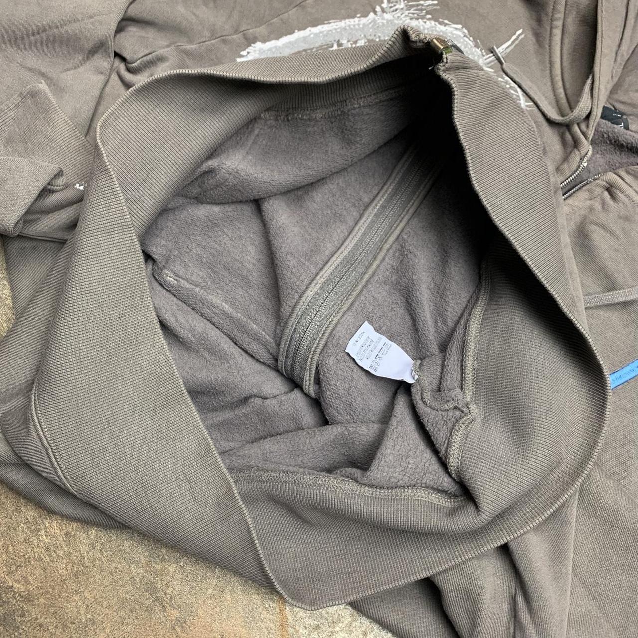 O'Neill 00s graphic brown baggy zip hoodie