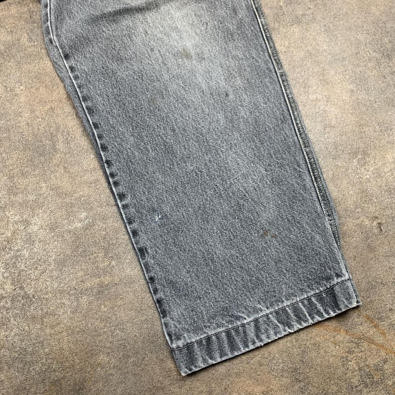 Rocawear 00s graphic grey baggy denim jeans