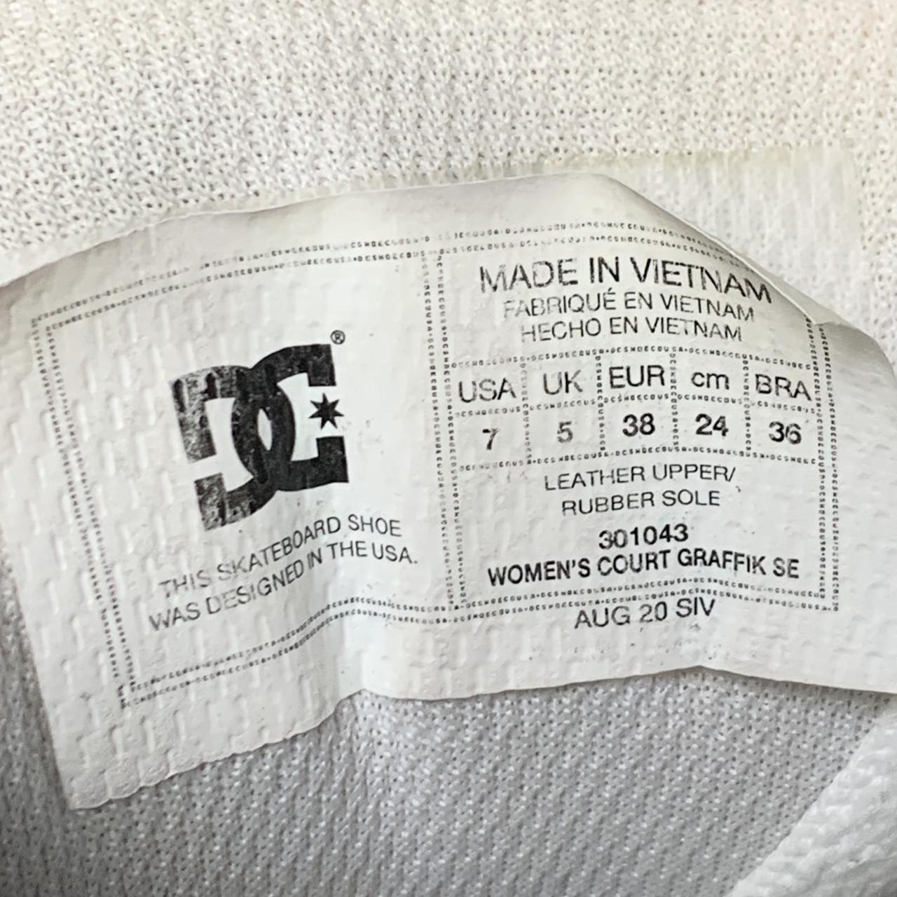 DC Shoes 00s Court Graffik white pink trainers