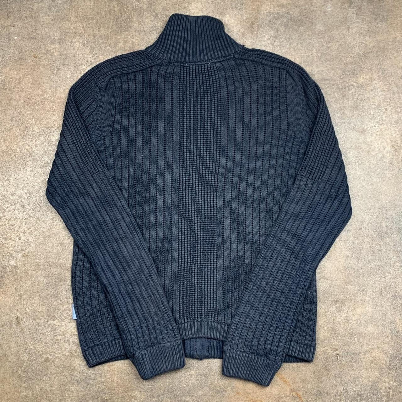 O'Neill 00s navy logo zip cardigan