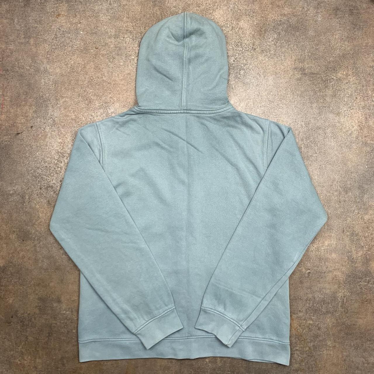 Animal 00s blue graphic cut and sew zip hoodie