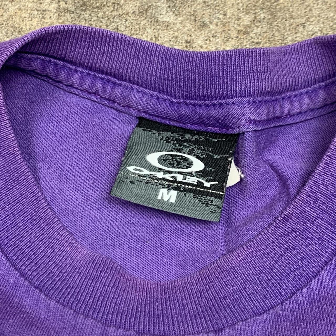 Oakley Software 00s purple faded graphic tee