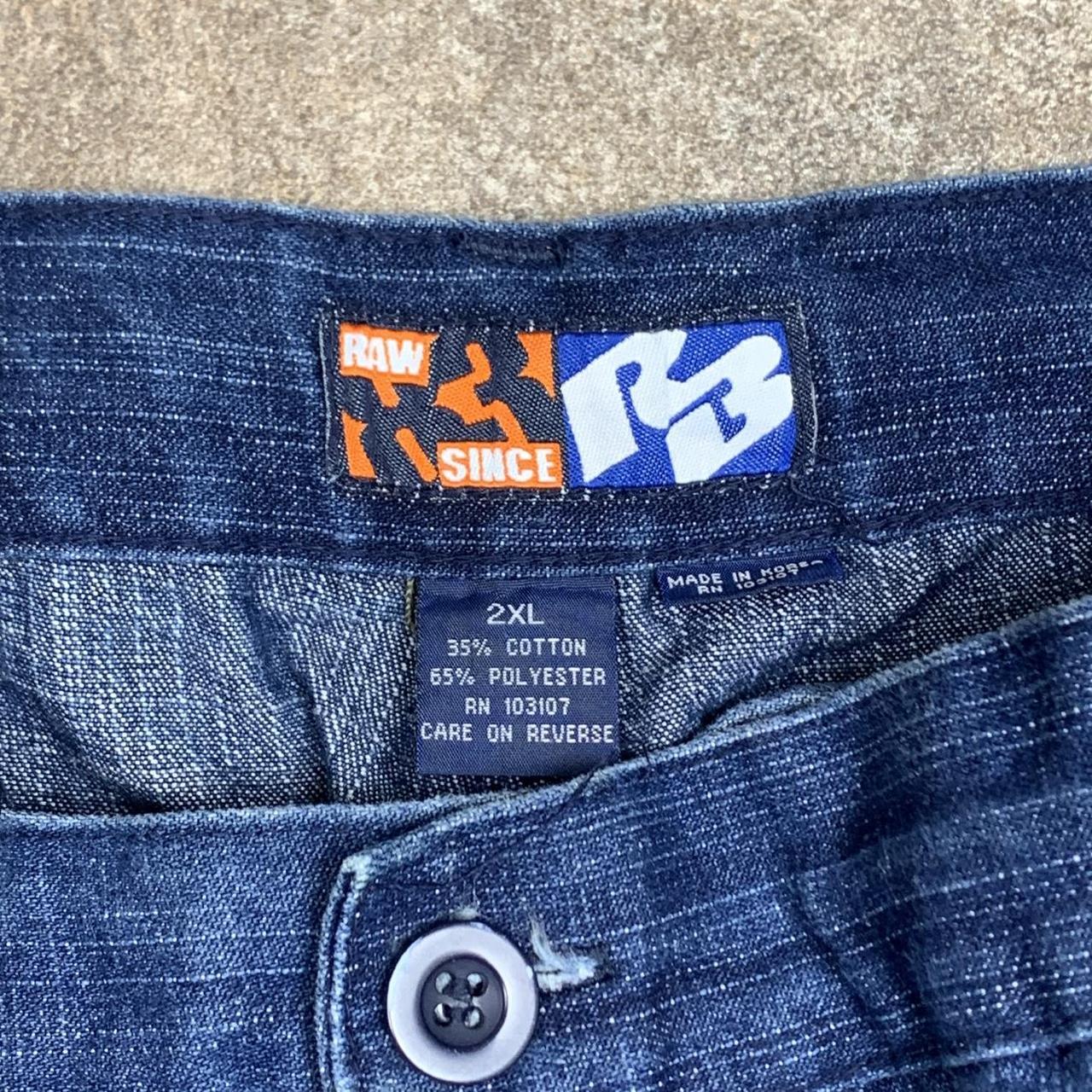 Raw Blue 00s baggy navy denim jorts